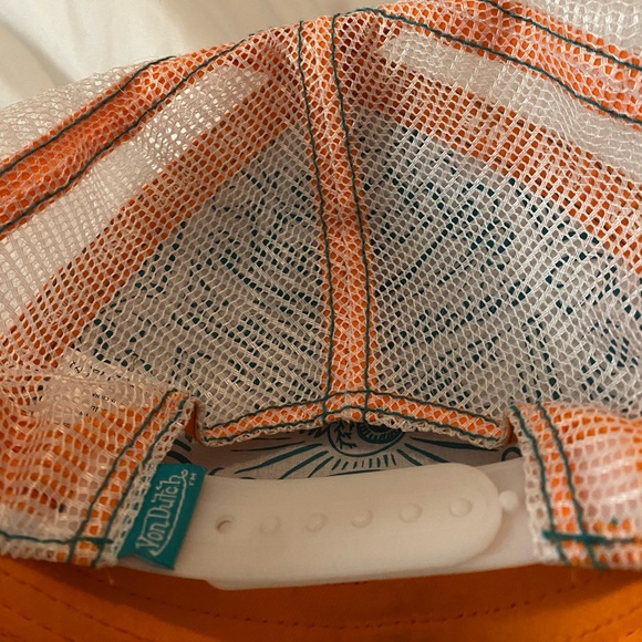 Authentic Von Dutch Hat - Orange and Teal - Picture 5 of 5